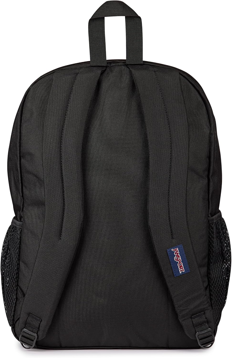 JanSport Big Day Pack Black - open showing laptop sleeve