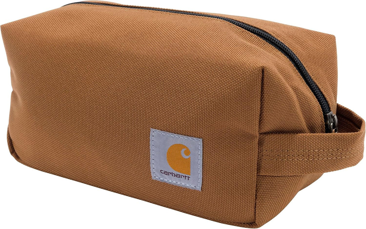Carhartt Legacy Travel Kit – Water-Repellent Toiletry Bag, Carhartt Brown
