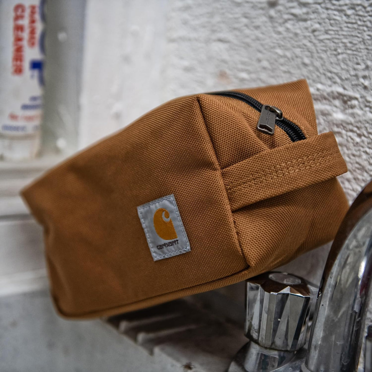 Carhartt Legacy Travel Kit – Water-Repellent Toiletry Bag, Carhartt Brown